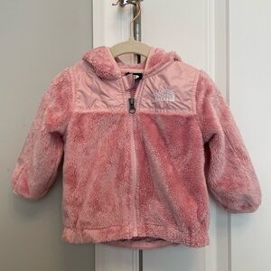 Pink infant North Face. Maybe worn once in perfect condition